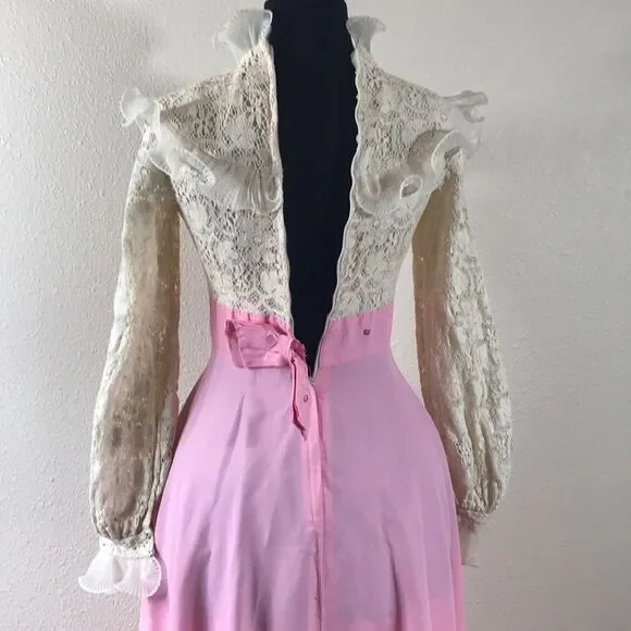 VINTAGE SYLVIA ANN ILGWU UNION MADE DRESS SIZE S